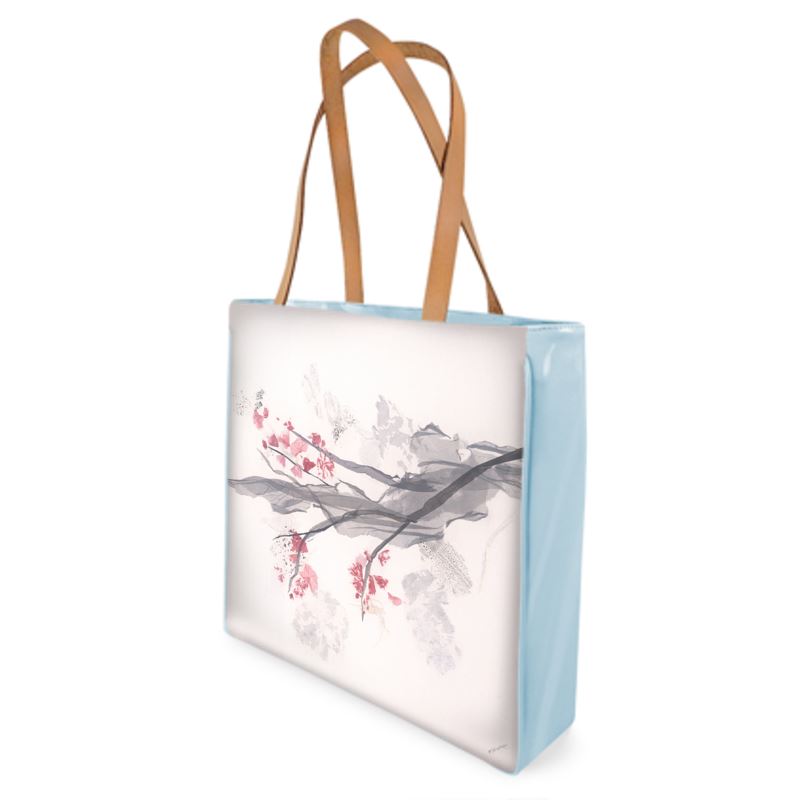 Cherry Blossom Art Shopper Bag