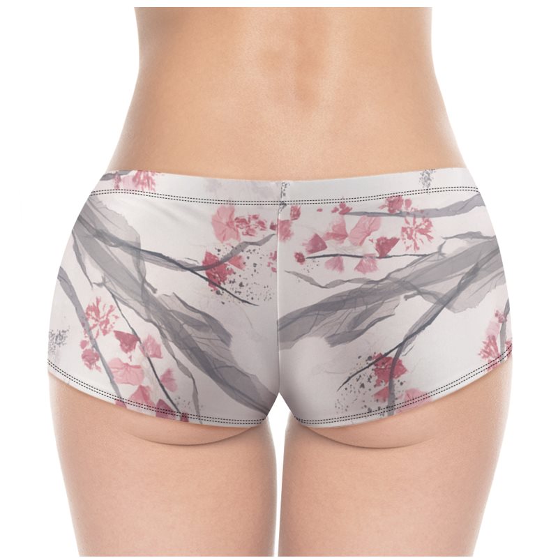 Cherry Blossom Art Hot Pants