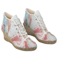 Sea Coral Art Ladies Wedge Espadrilles