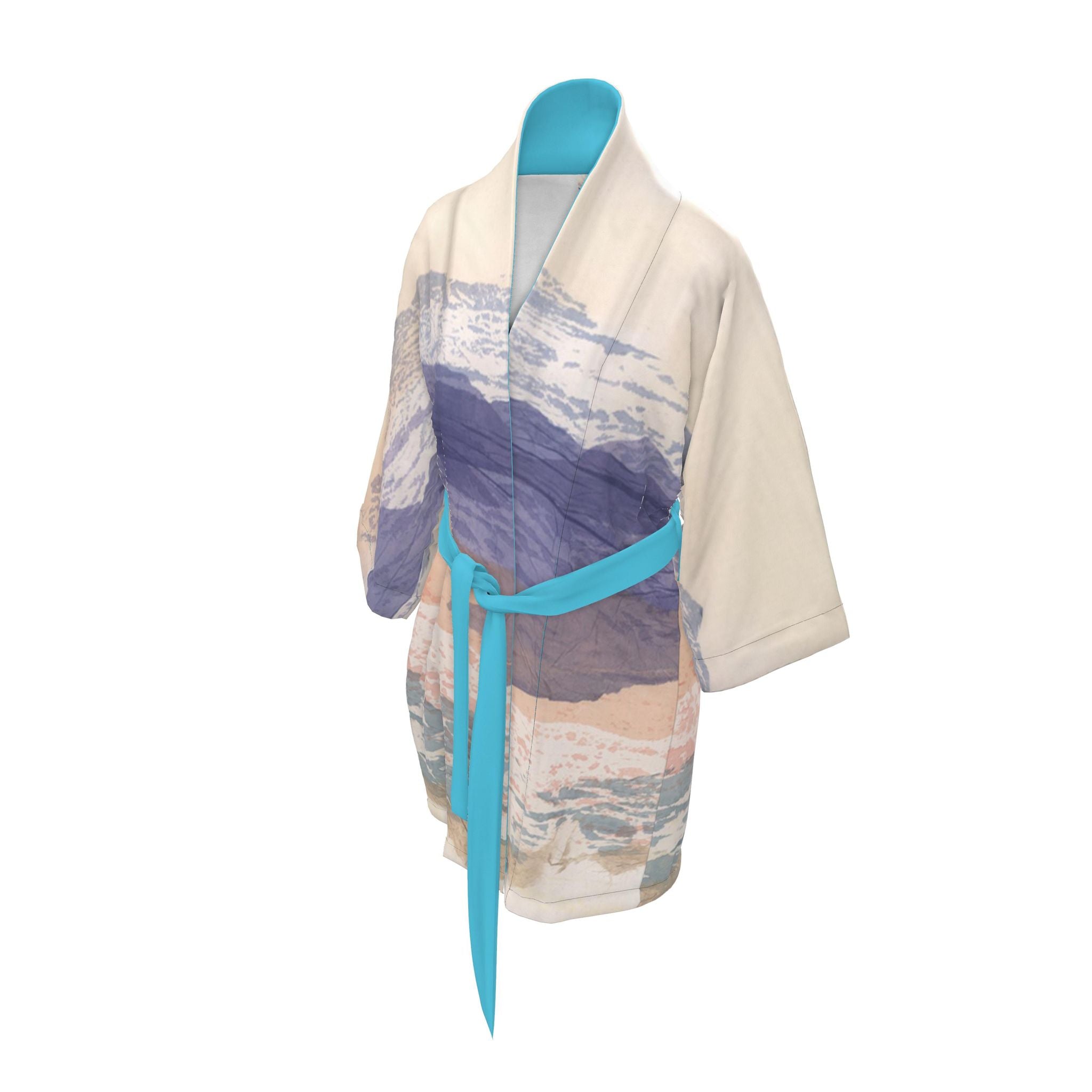 Abstract Mountain Kimono