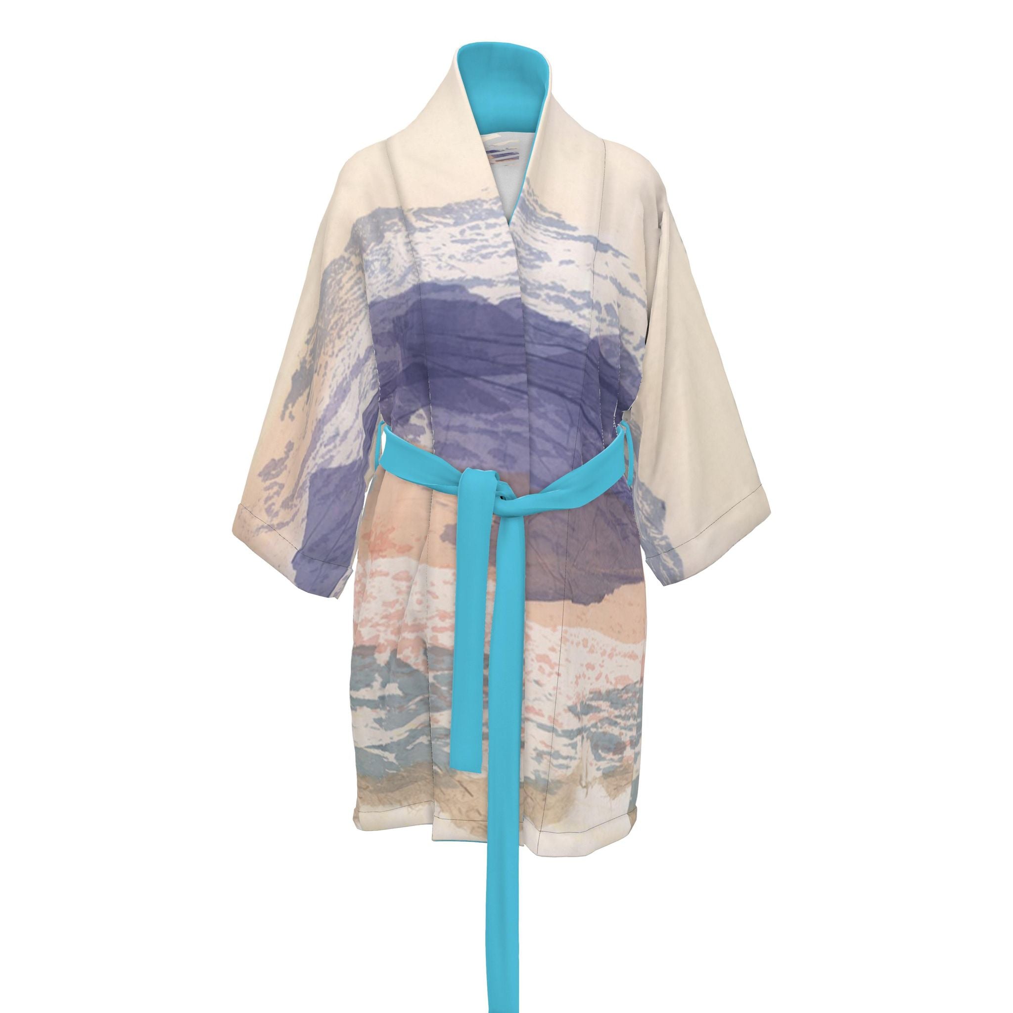 Abstract Mountain Kimono