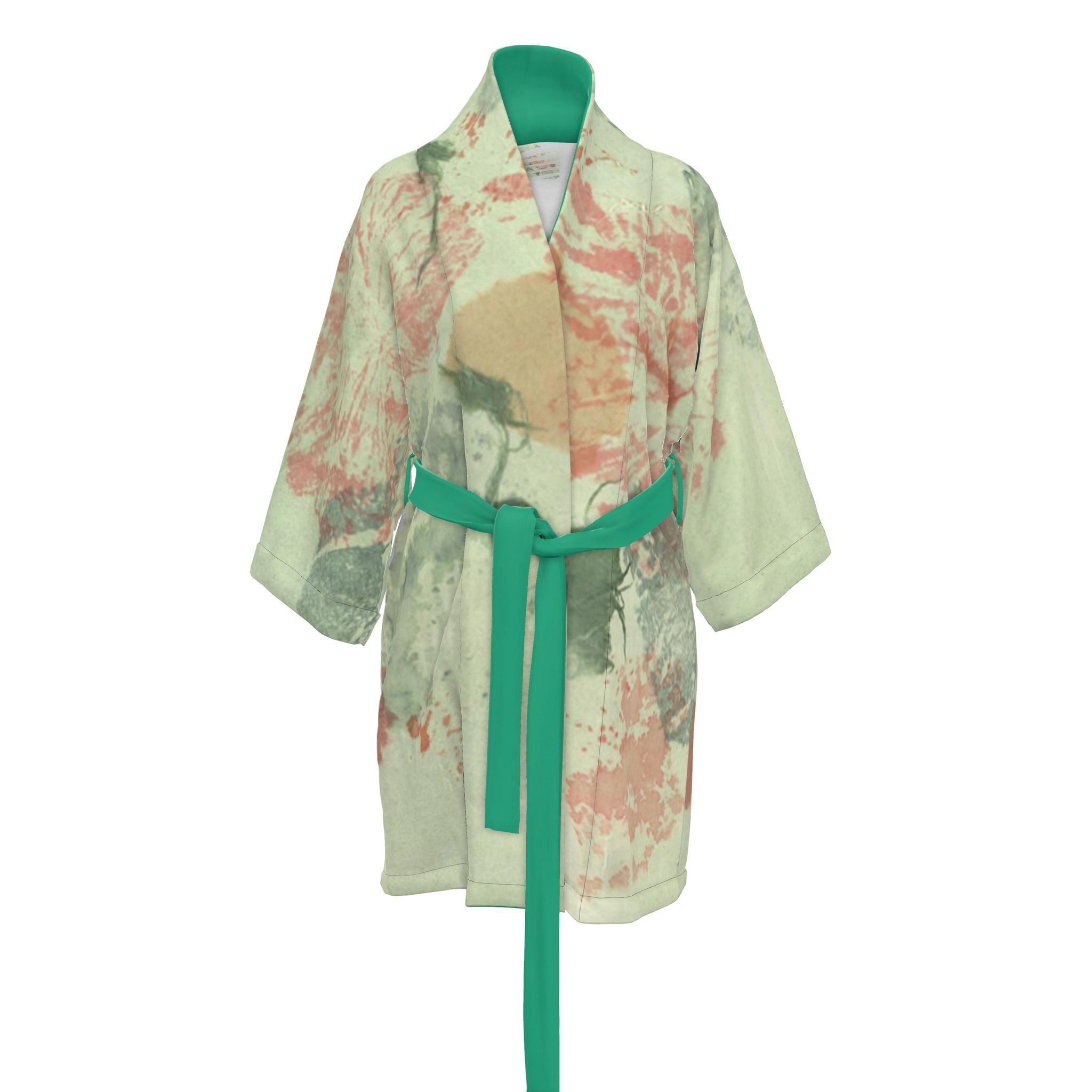 Ginkgo green Kimono