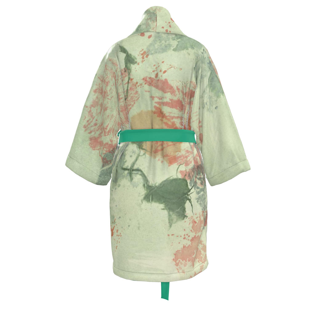 Ginkgo green Kimono