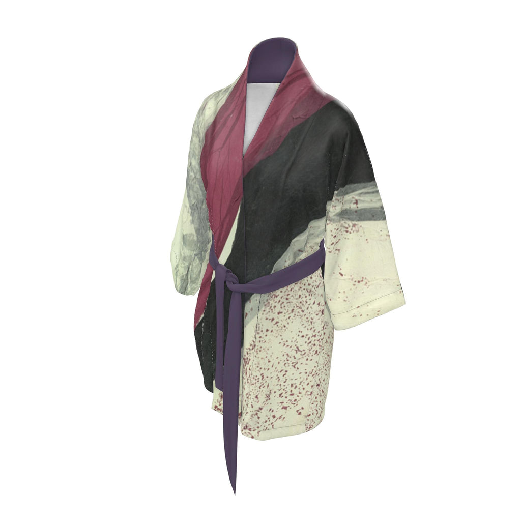 Orchid&Black Kimono