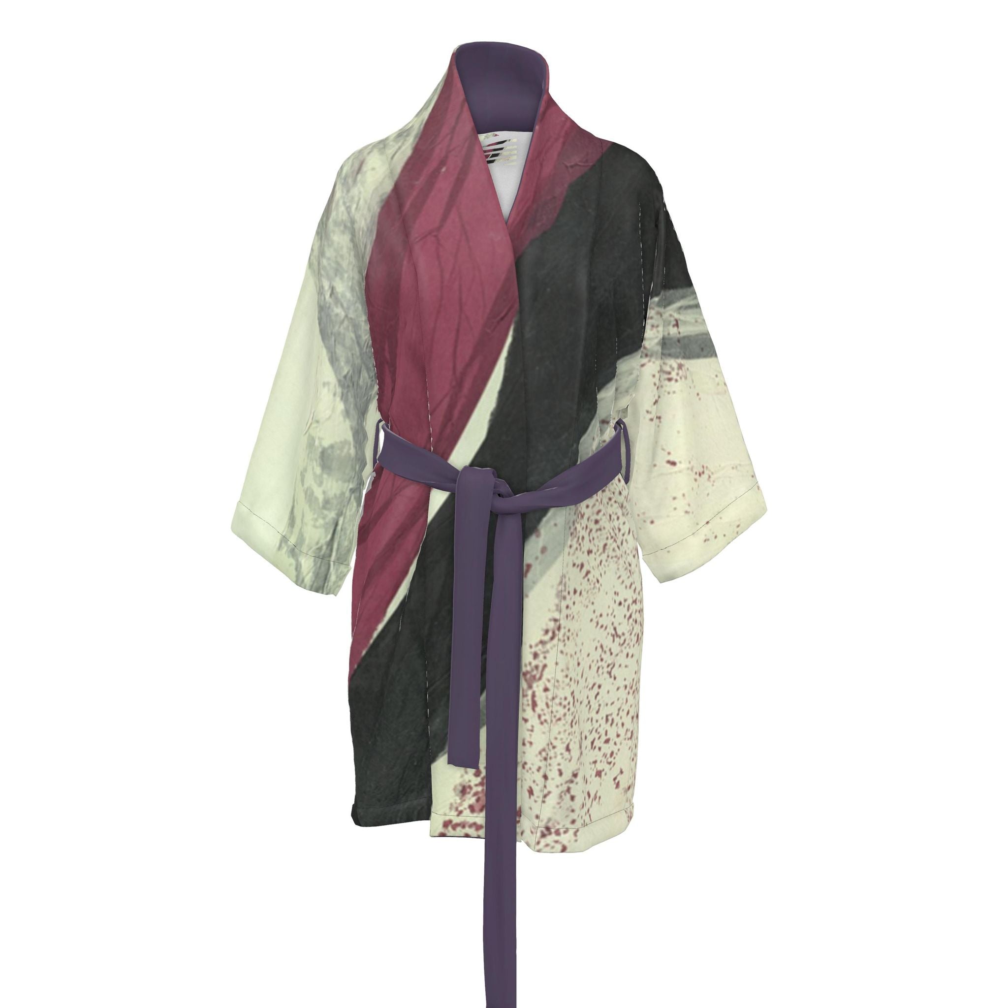 Orchid&Black Kimono