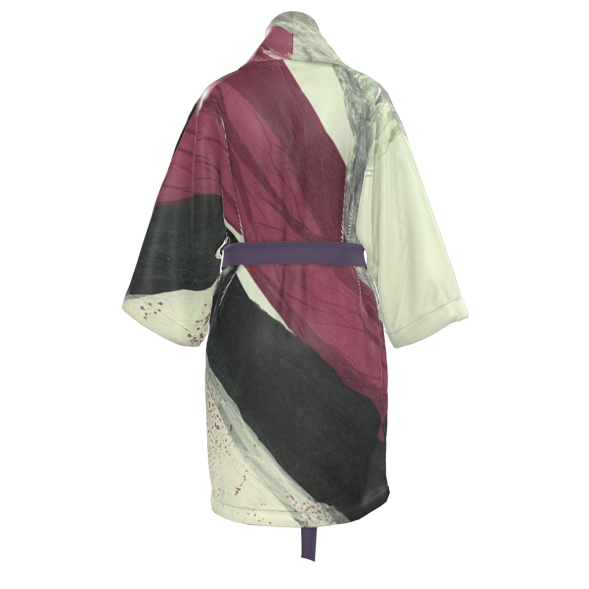 Orchid&Black Kimono