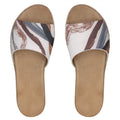 Gold Coast Art Womens Leather Slides