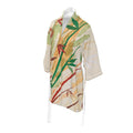 Brown Bamboo Art Kimono