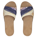 Mountain Majesty Womens Leather Sliders