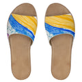 Sari Art Womens Leather Sliders