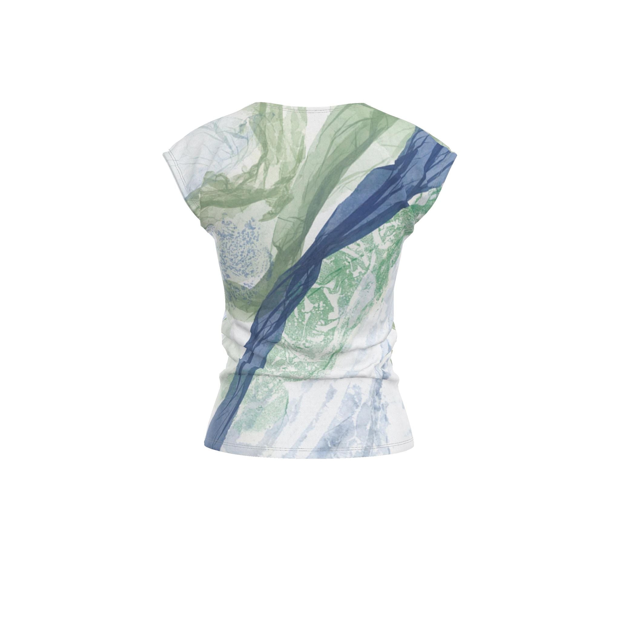 Beach Glass art Ladies T-Shirt