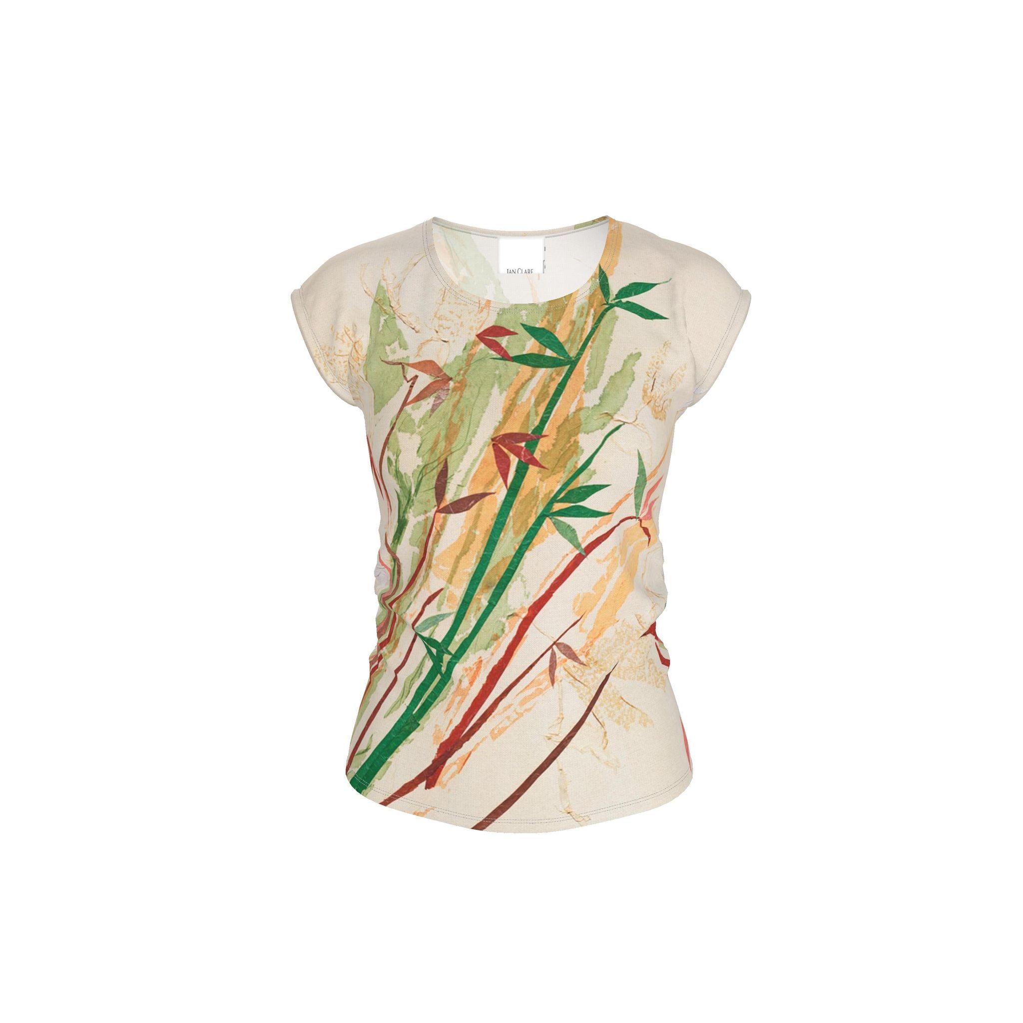 Bown Bamboo art Ladies T Shirt