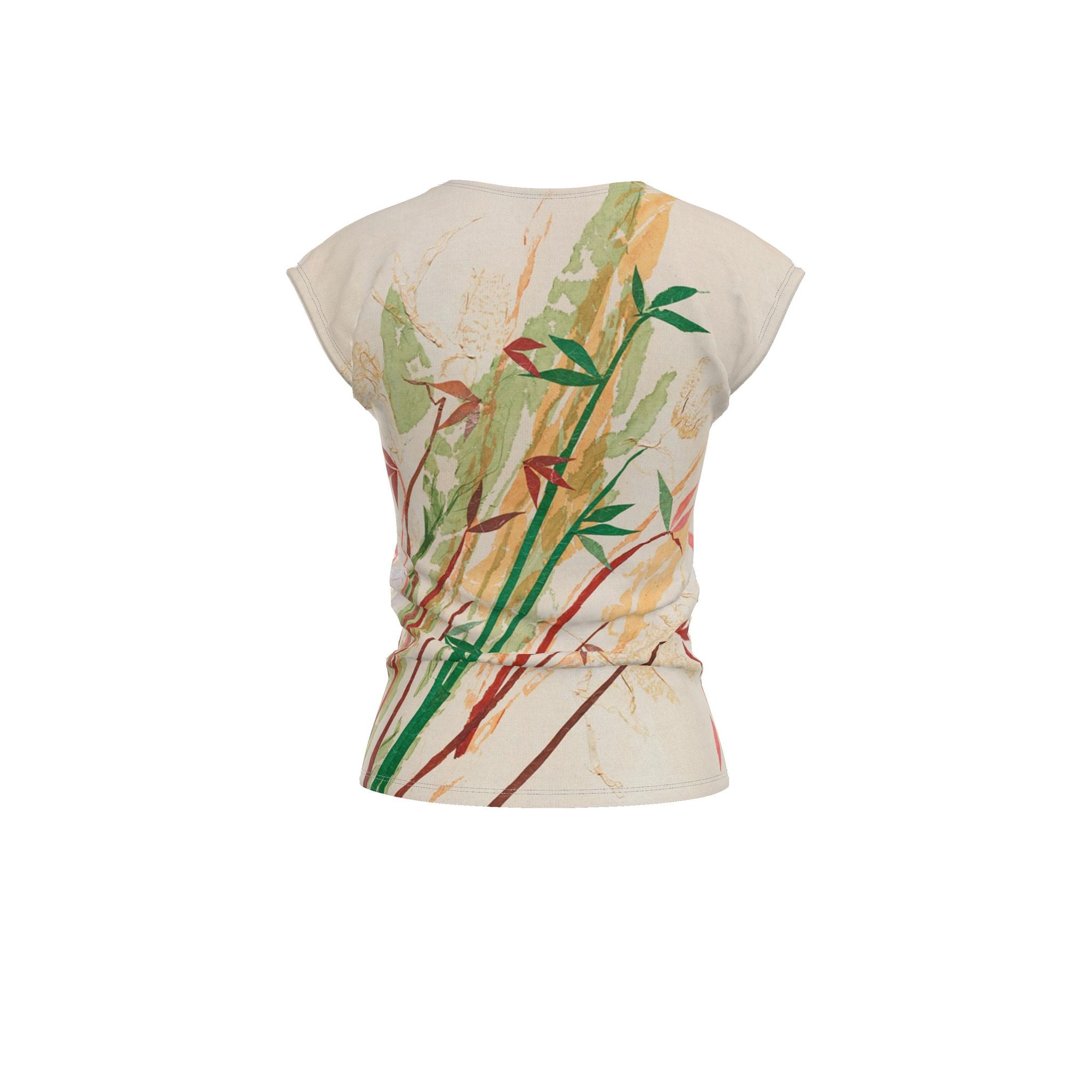 Bown Bamboo art Ladies T Shirt