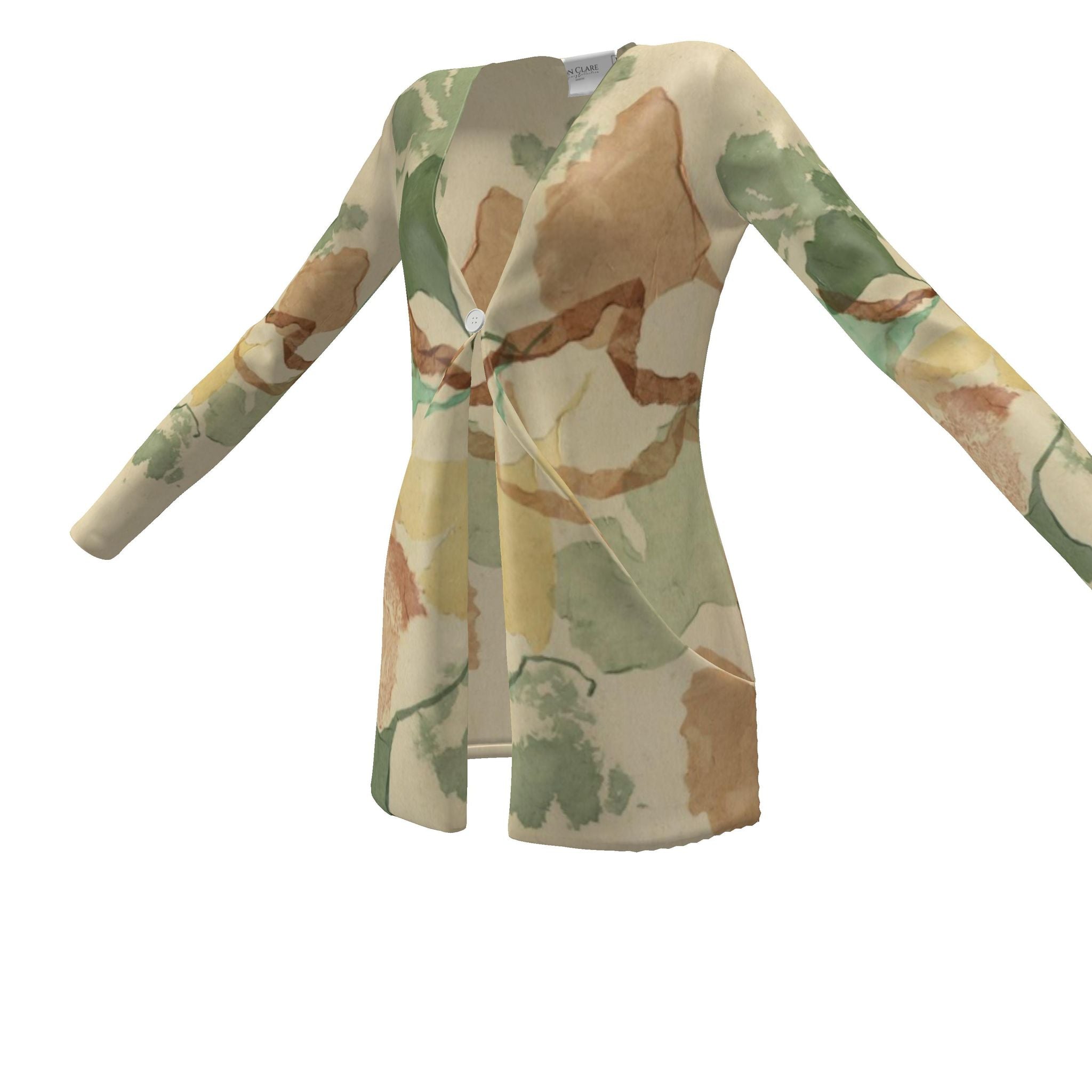 Ginkgo art Ladies Cardigan with Pockets