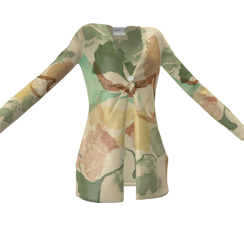 Ginkgo art Ladies Cardigan with Pockets