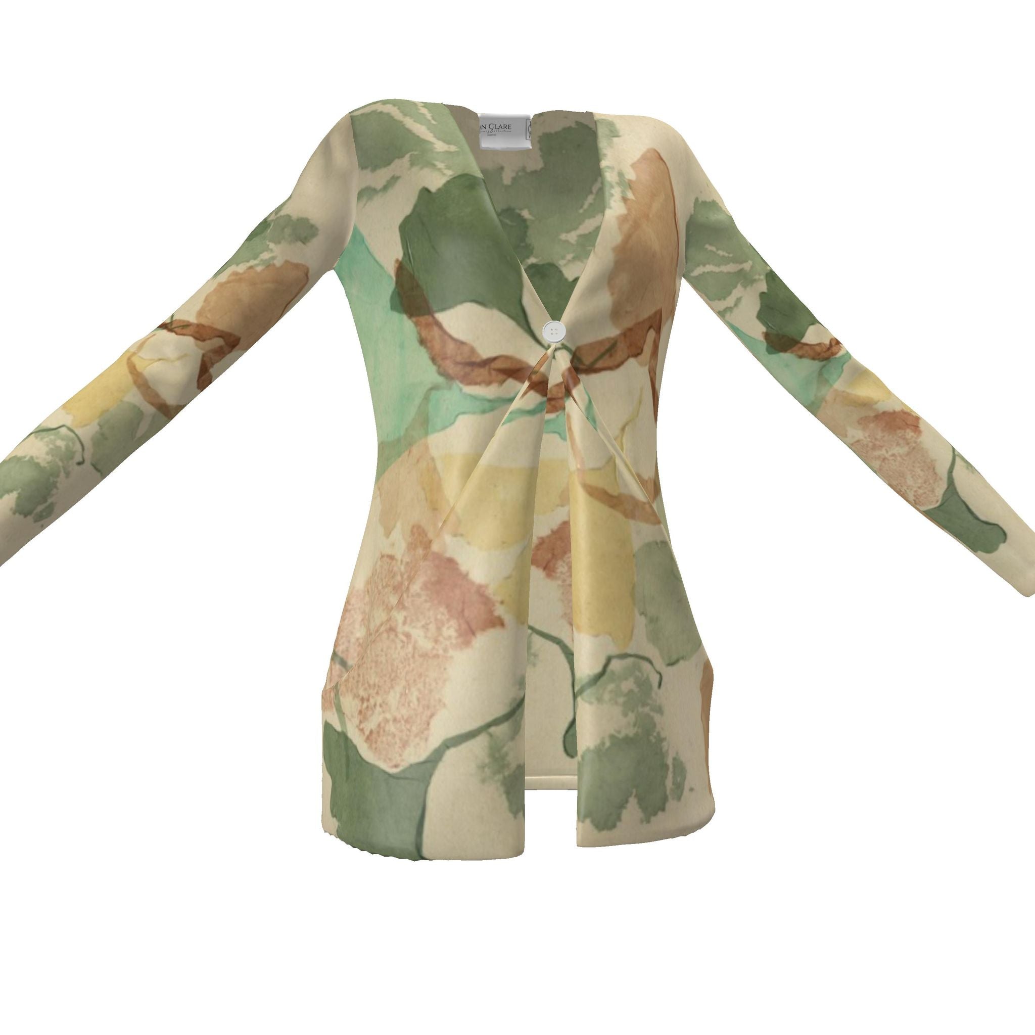 Ginkgo art Ladies Cardigan with Pockets
