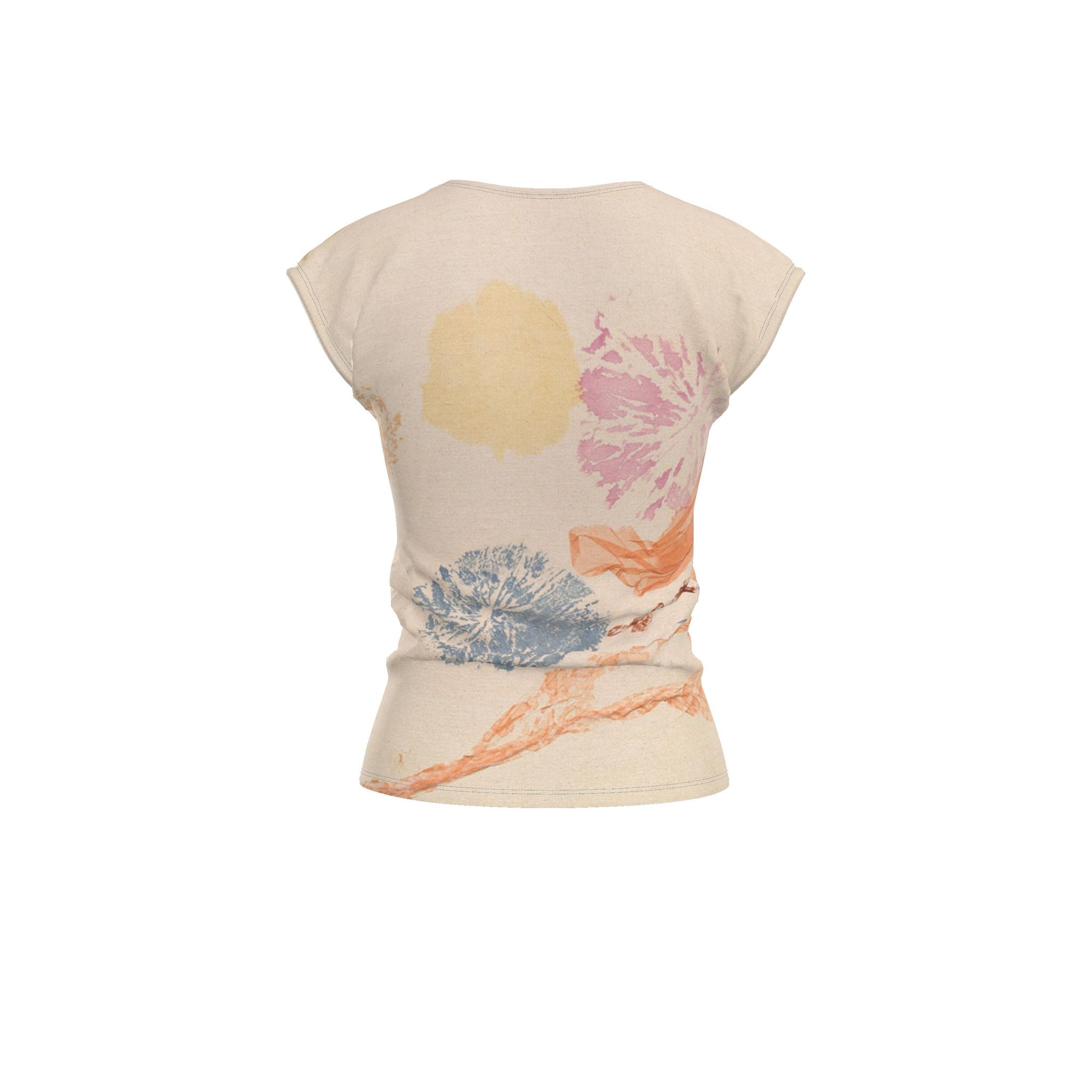 Happy Diptych art Ladies T Shirt