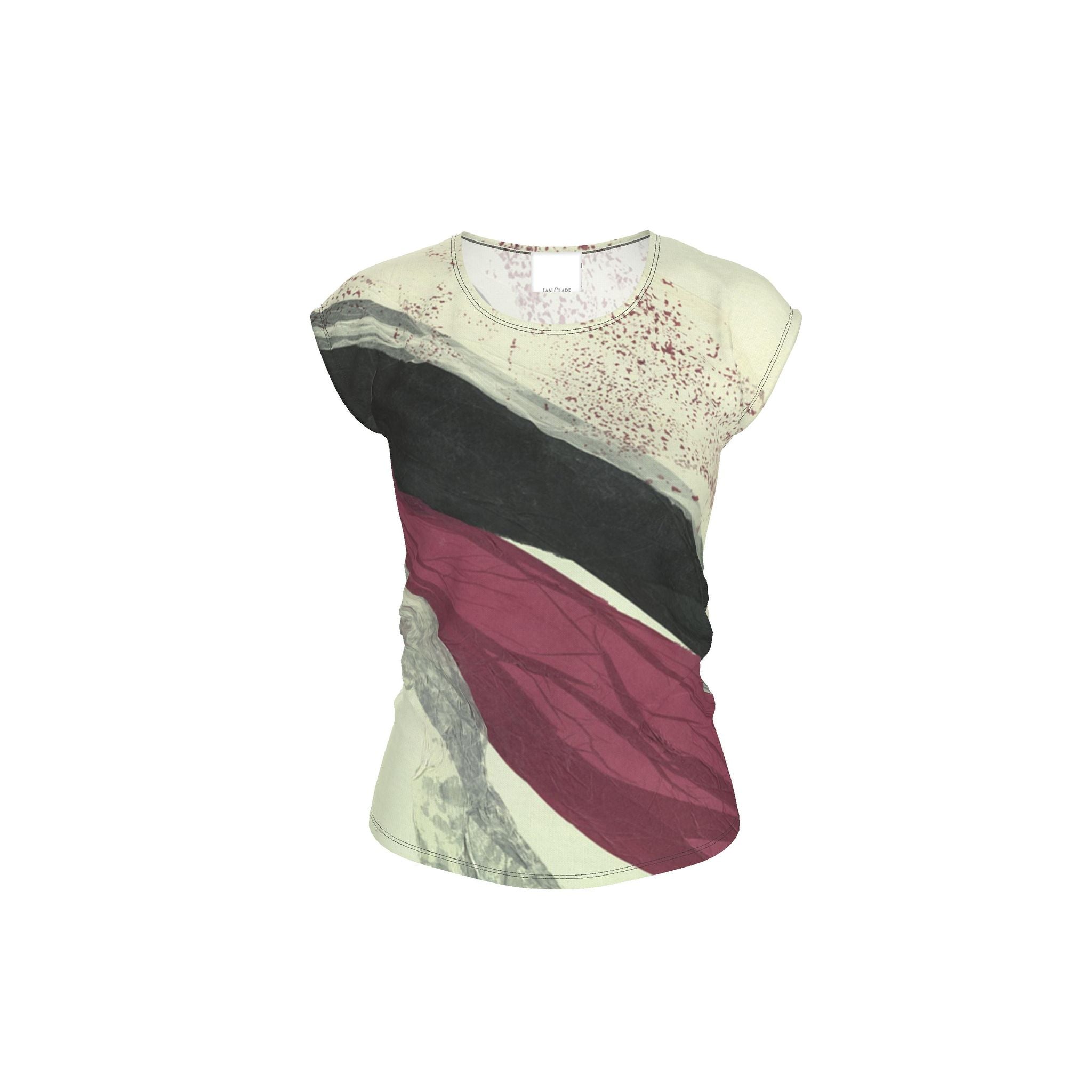 Orchid&Black art Ladies T Shirt