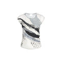 Silver&Black art Ladies T Shirt