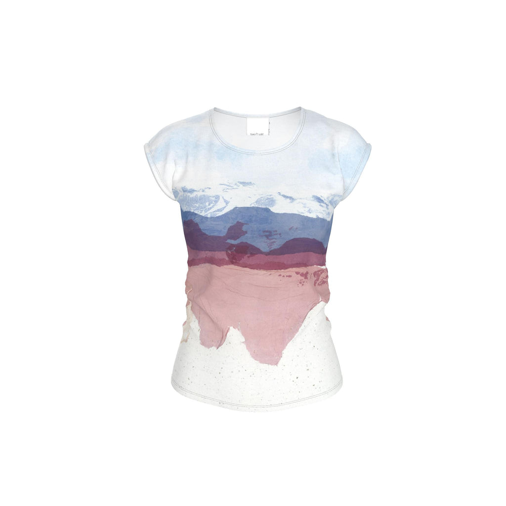 Washi Mountain art Ladies T Shirt