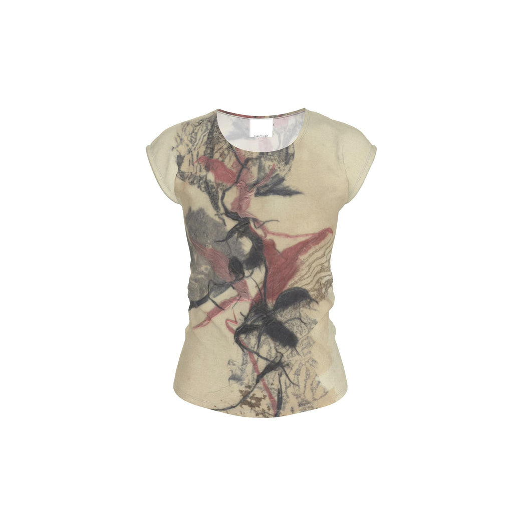 Abstract Washi art Ladies T Shirt