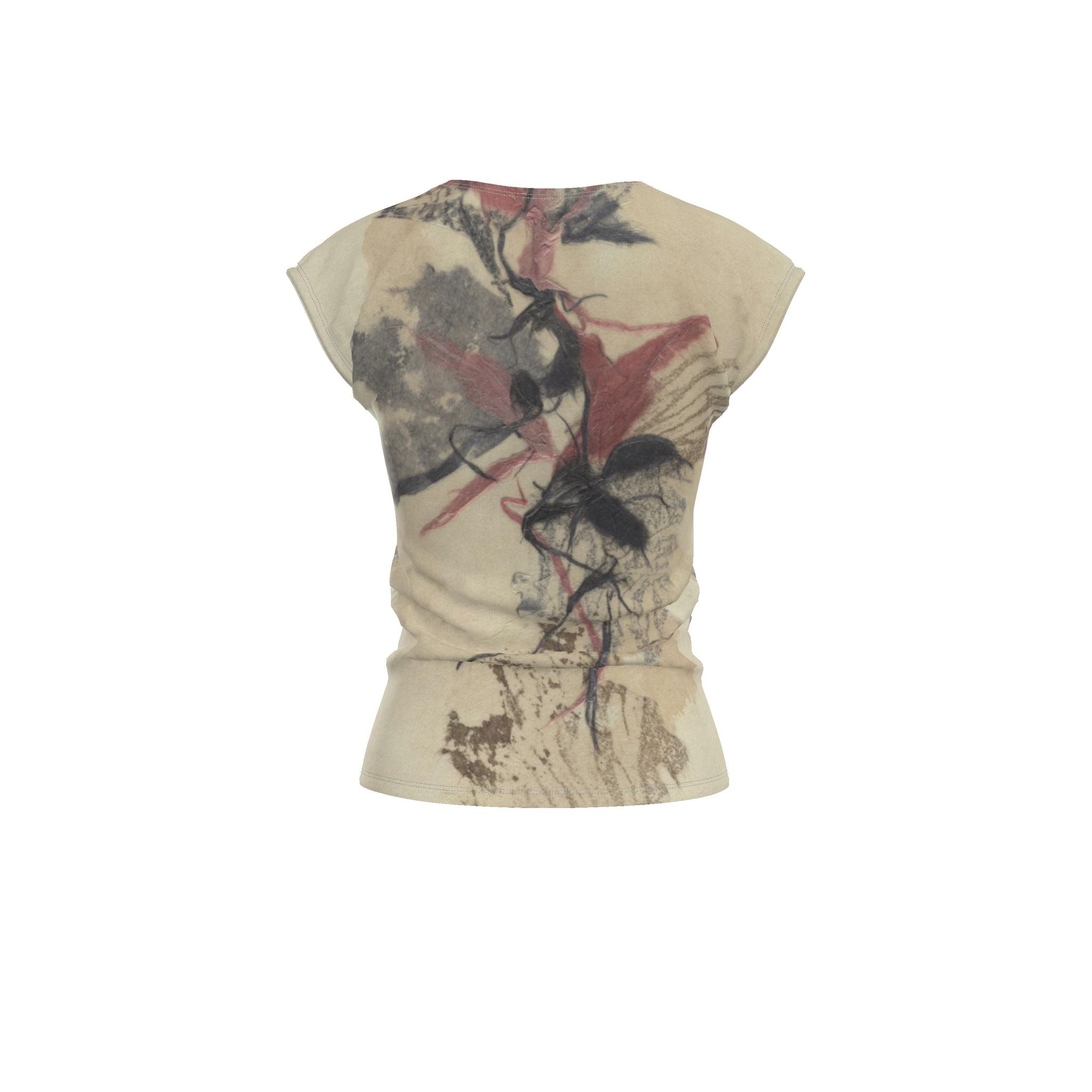 Abstract Washi art Ladies T Shirt