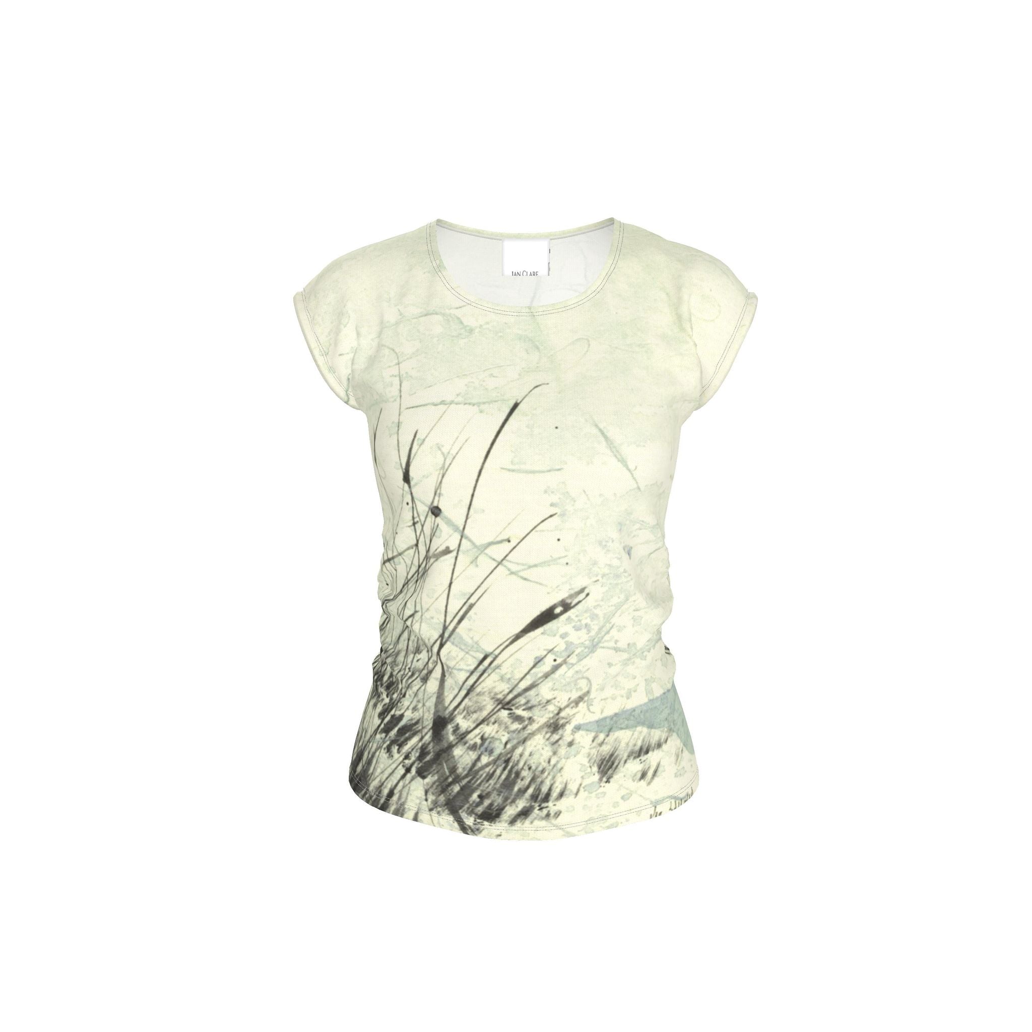 Sea Oats art Ladies T Shirt