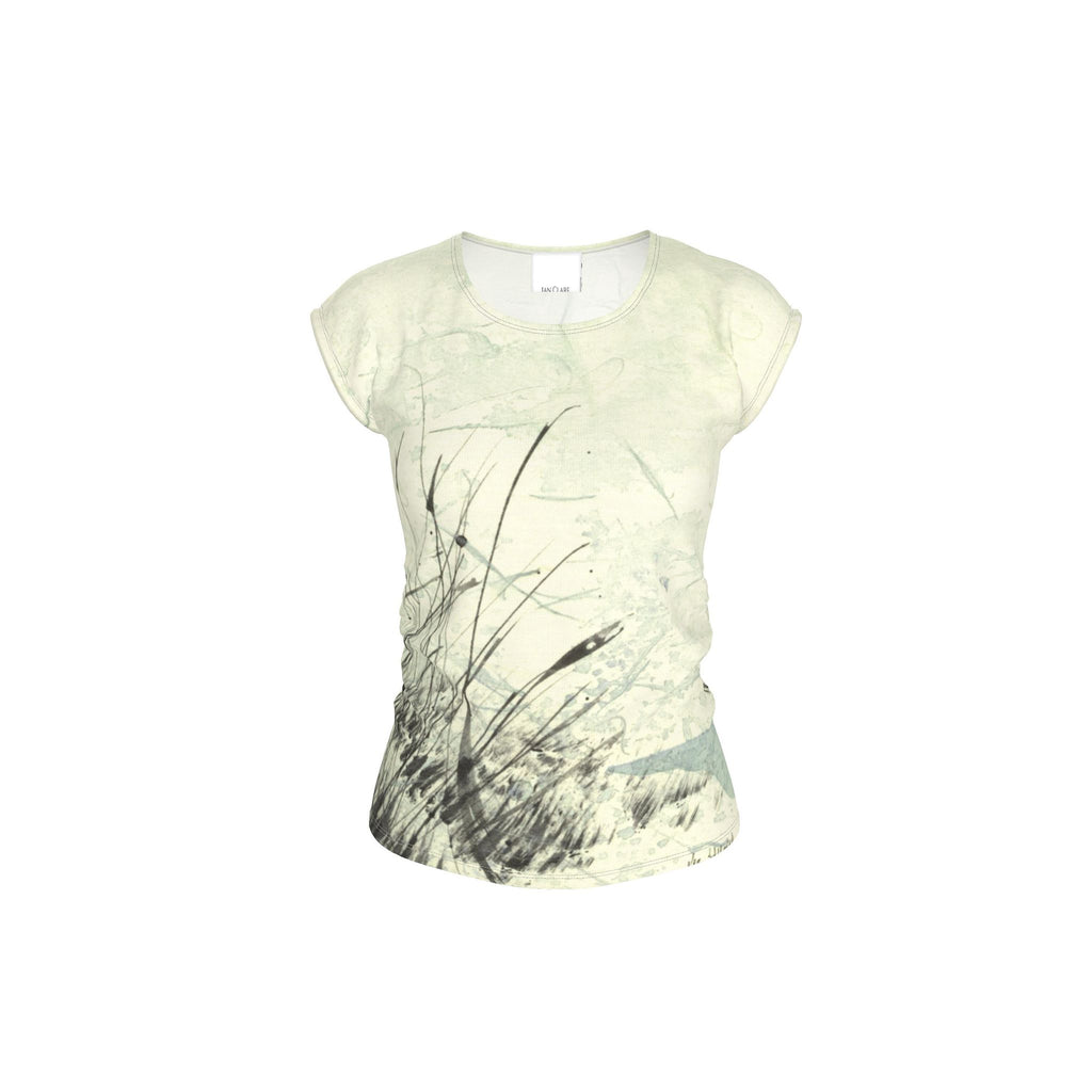 Sea Oats art Ladies T Shirt