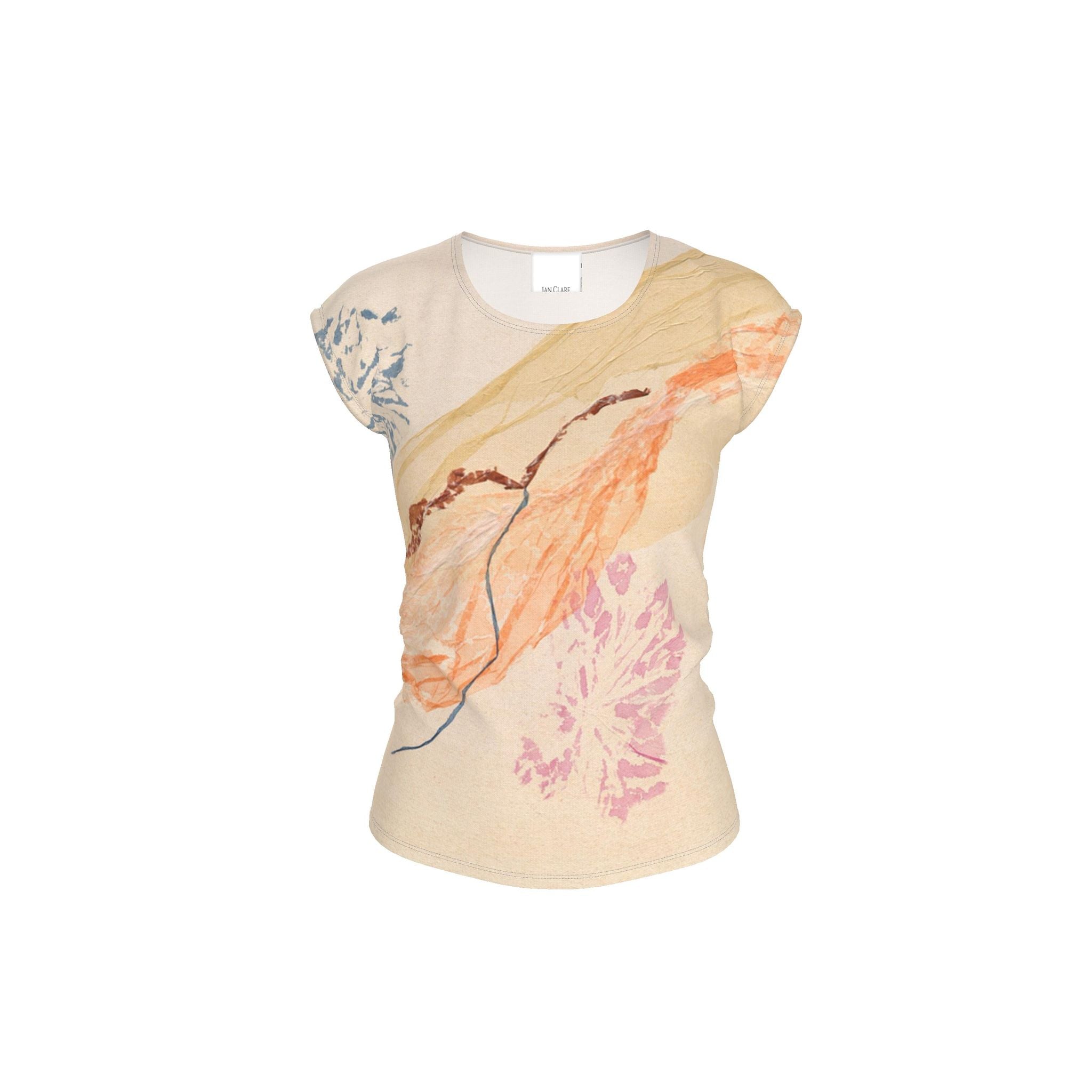 Happy2 diptych art Ladies T Shirt