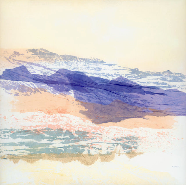 Abstract Mountain in Washi Giclee Reproduction prints