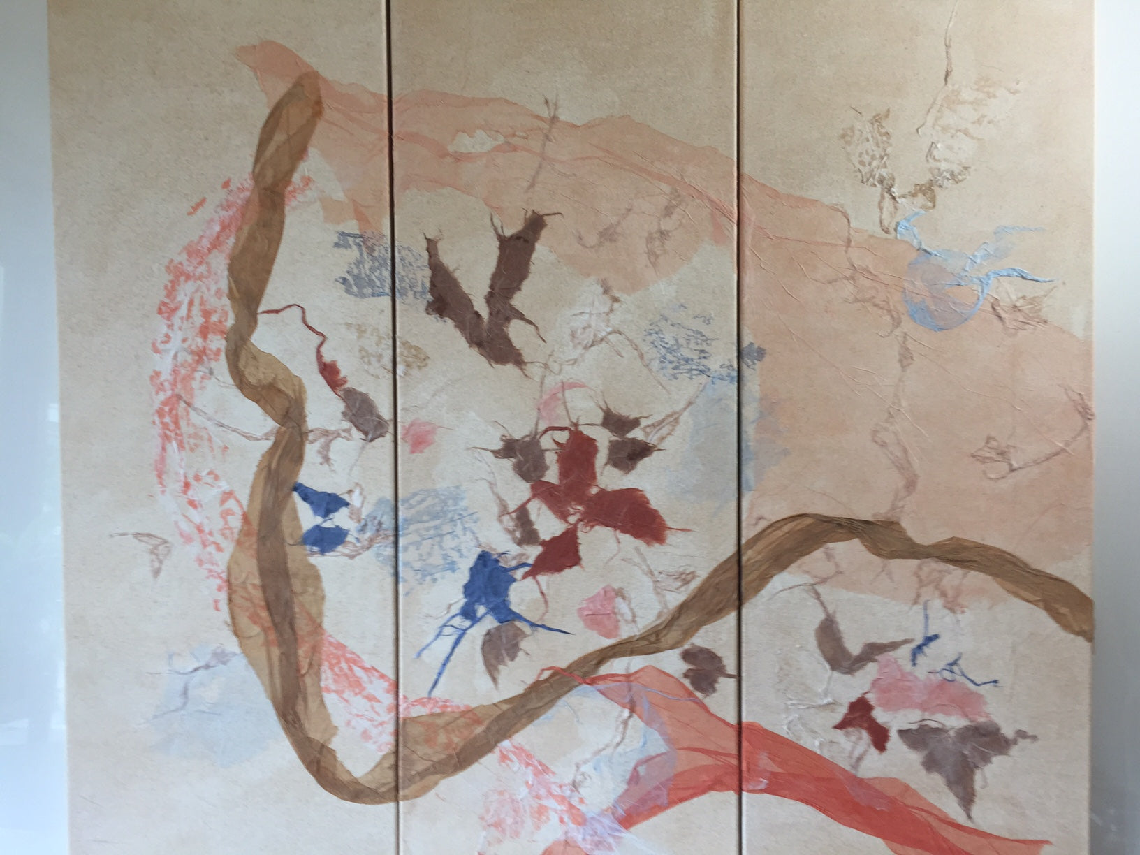 Flowing Washi Triptych Giclee Prints