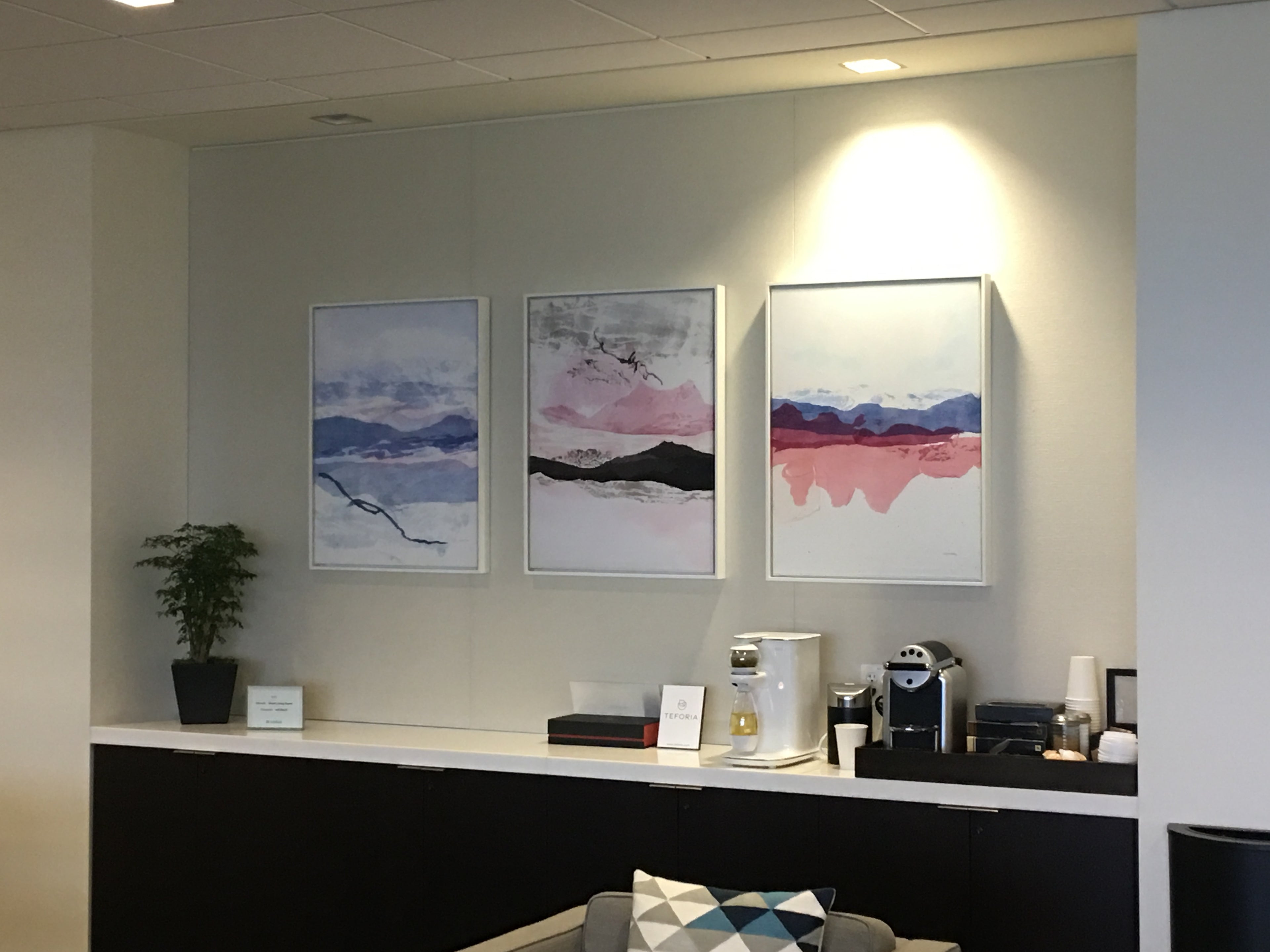 "Washi Mountain w/ Gold leaf" Fine Art Print