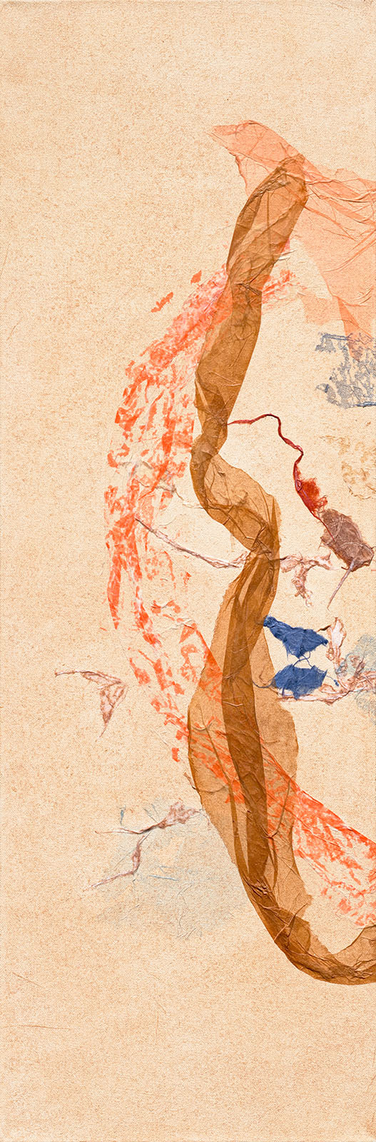 Flowing Washi Triptych Original